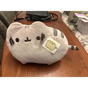 Gund Pusheen Gray Tabby Cat Plush Stuffed Animal Toy with Tags- rare NWT's‎
